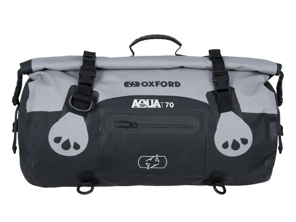 Doprava Zdarma Vodotěsný vak Aqua T-70 Roll Bag, OXFORD (šedý/černý, objem 70 l)