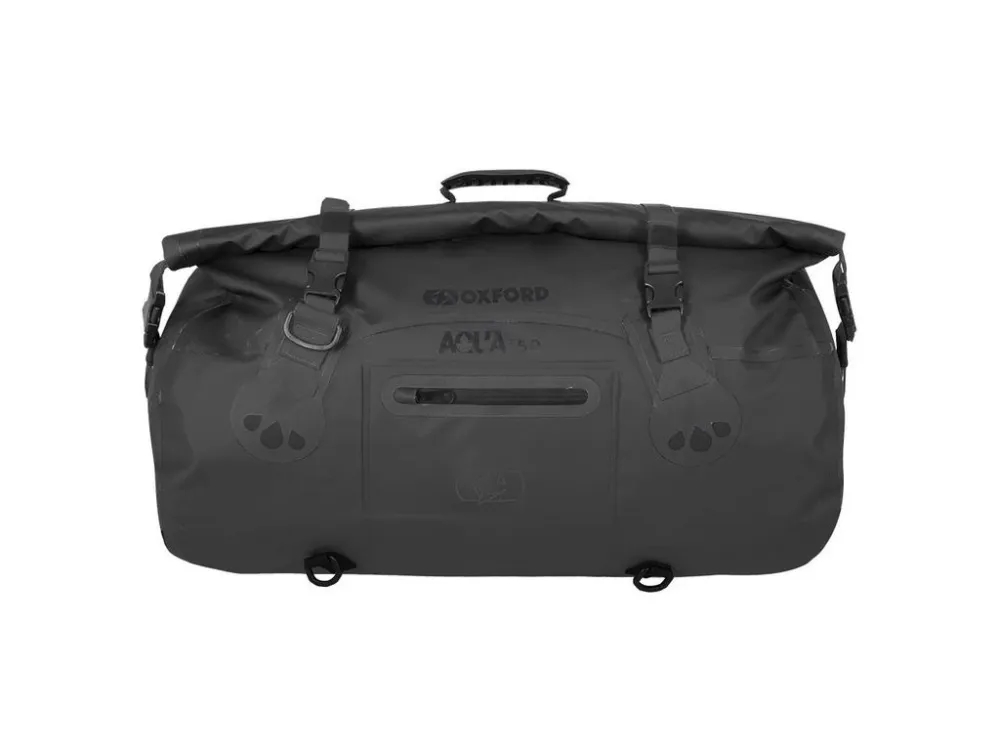 Vodotěsný vak Aqua T-50 Roll Bag, OXFORD (černý, objem 50 l) - bez nabíjení Odeslání Ihned