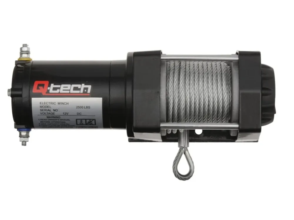 Horká Nabídka Naviják ATV / UTV s ocelovým lanem, tažná síla 1 134 kg, Q-TECH