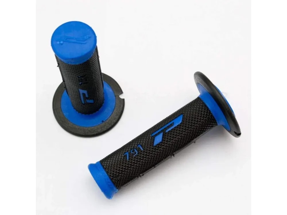 Akční Nabídka PROGRIP gripy PG791 OFF ROAD (22+25mm, délka 115mm) barva modrá/černá (dvoudílné) (791-150