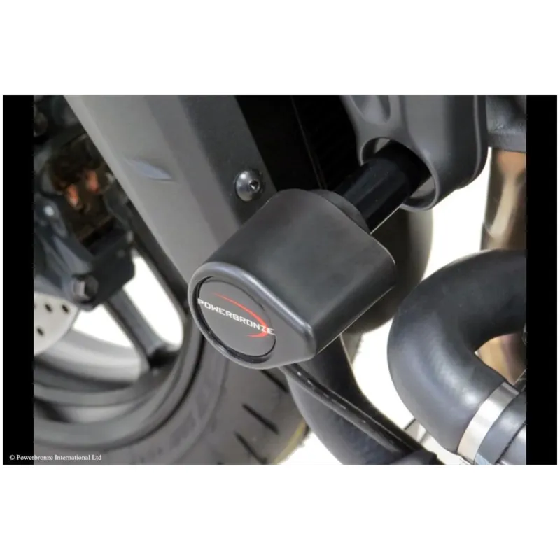Yamaha MT-09, Tracer9, Tracer9GT 21-26, Tracer 9GT+ 23-26, XSR900 22-26, XSR900 GP 24-26 Padací protektory motoru Powerbronze Nová Kolekce