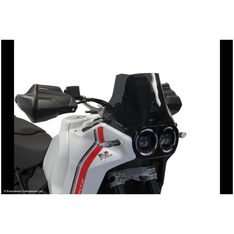 Ducati Desertx 22-25, Desertx Rally 24-26 Adventure Sports plexi štít Powerbronze 235 mm Bezpečná Platba