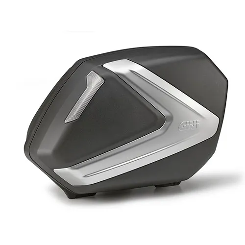 Levný Boční kufry Givi V37NT (pár) - černo stříbrné víko, čiré odrazky | HZmoto - vše pro motorkáře a jejich stroje