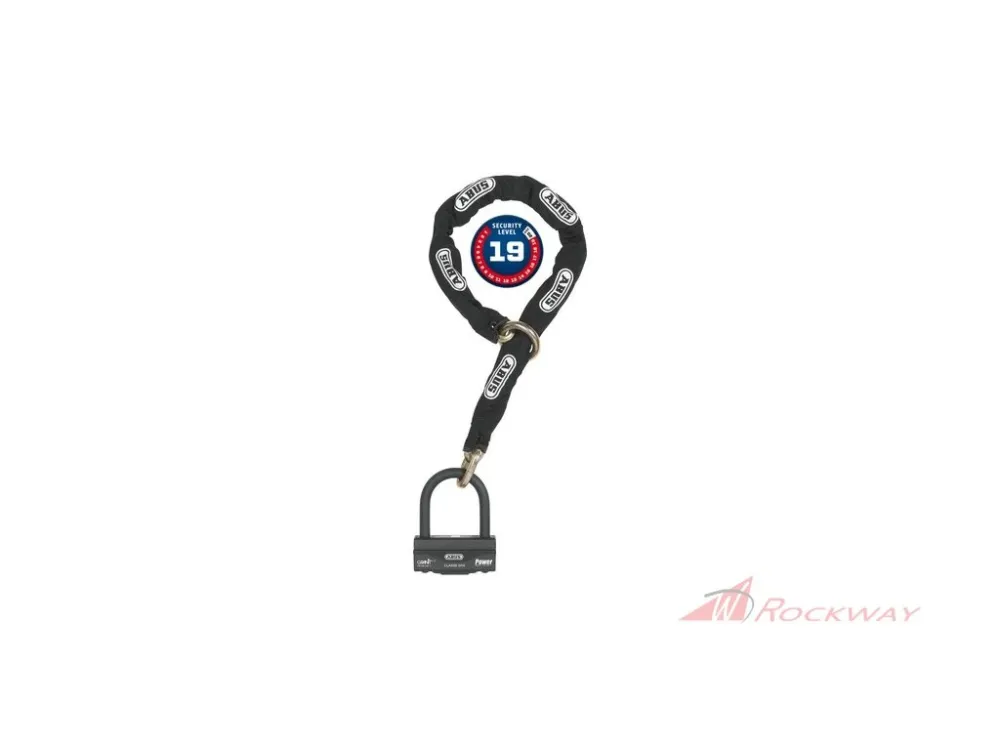 Cenově Výhodný řetěz + zámek Granit (délka 120 cm, tloušťka 12 mm), ABUS- 5A