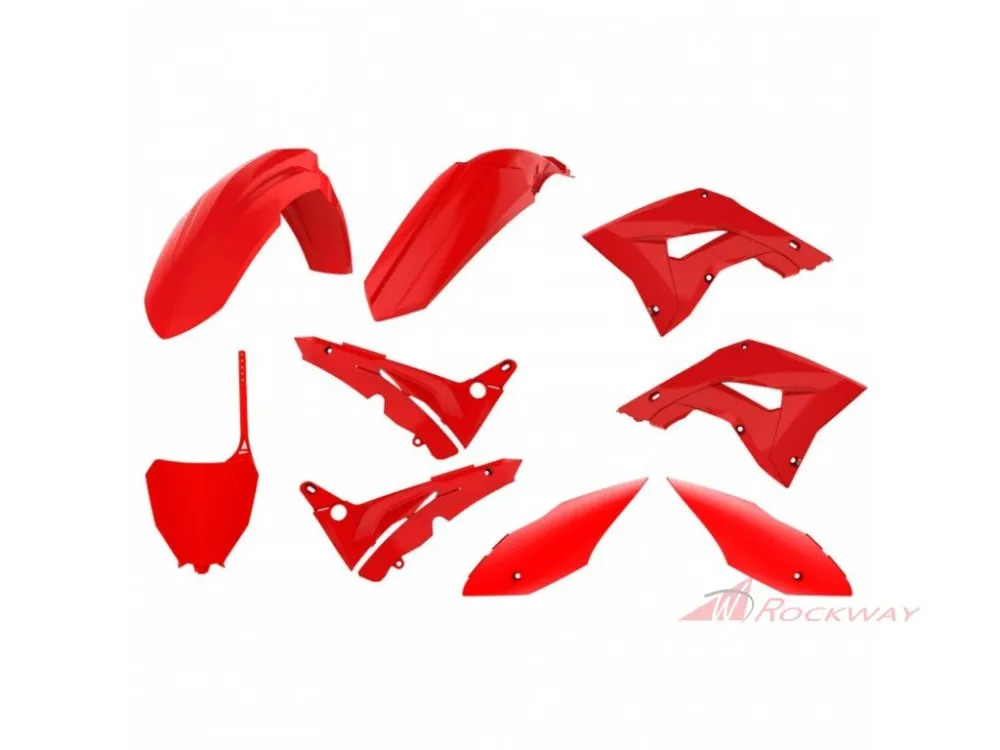 Sada plastů POLISPORT 91089 restyling červená- 5A Super Cena