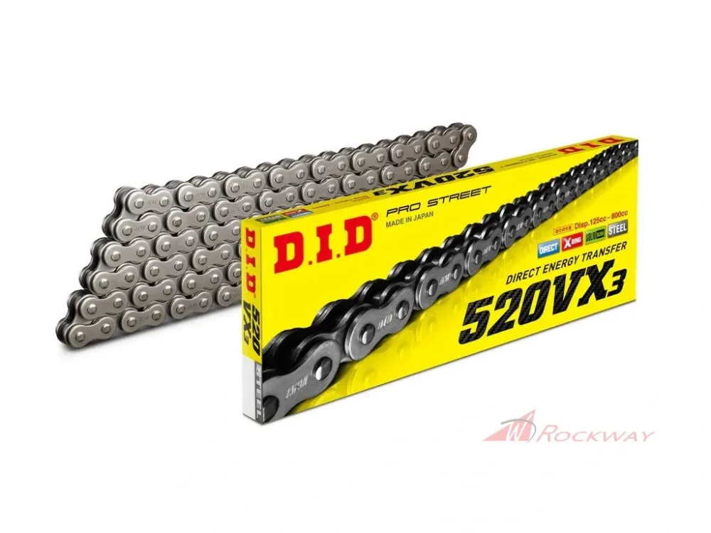Akční Cena VX série X-Kroužkový řetěz D.I.D Chain 520VX2(VX3) 116 článků- 5A