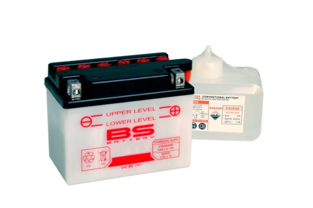 Hit Sezóny Konvenční motocyklová baterie BS-BATTERY BB30L-B Včetně balení kyseliny
