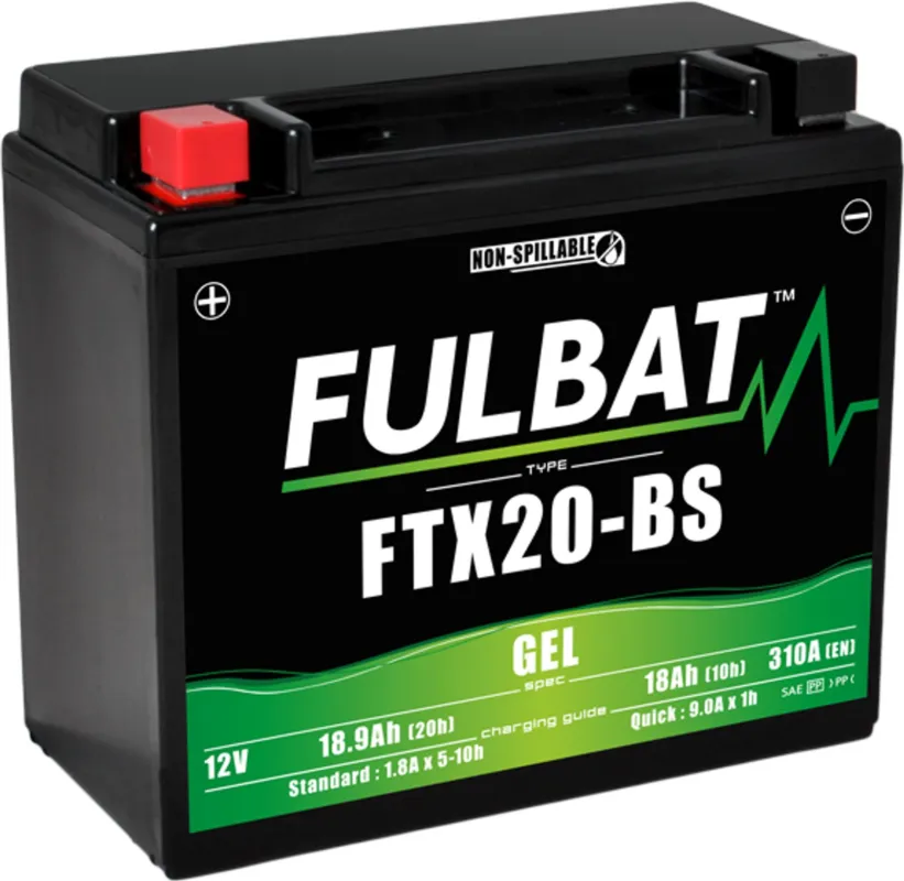 Gelová baterie FULBAT FTX20-BS GEL Vrácení Zdarma