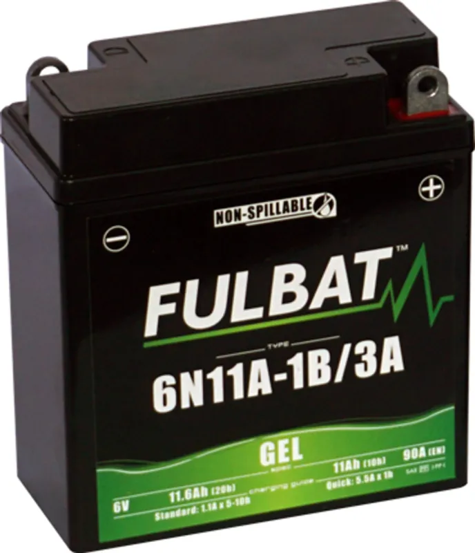 Gelová baterie FULBAT 6N11A-1B/3A GEL Sleva