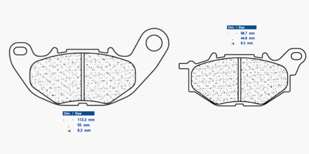 Novinka Brzdové destičky CL BRAKES 1240 XBK5
