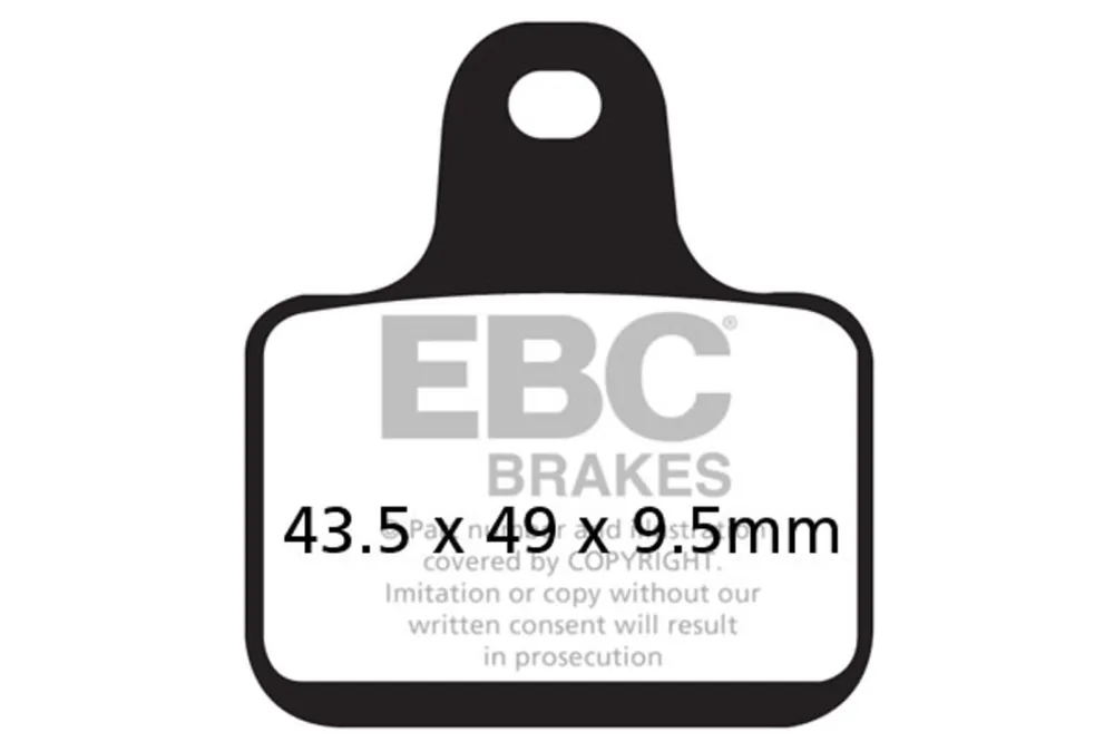 Brzdové destičky EBC EPFA435/4HH Odeslání Ihned