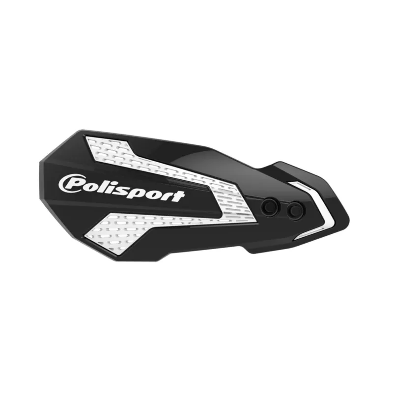 Zlevněný Chrániče páček POLISPORT MX FLOW 8308200045 s montážní sadou černá/bílá