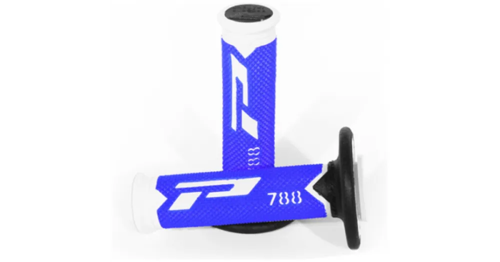Super Cena PROGRIP rukojeti 788 CROSS MX white/blue/black