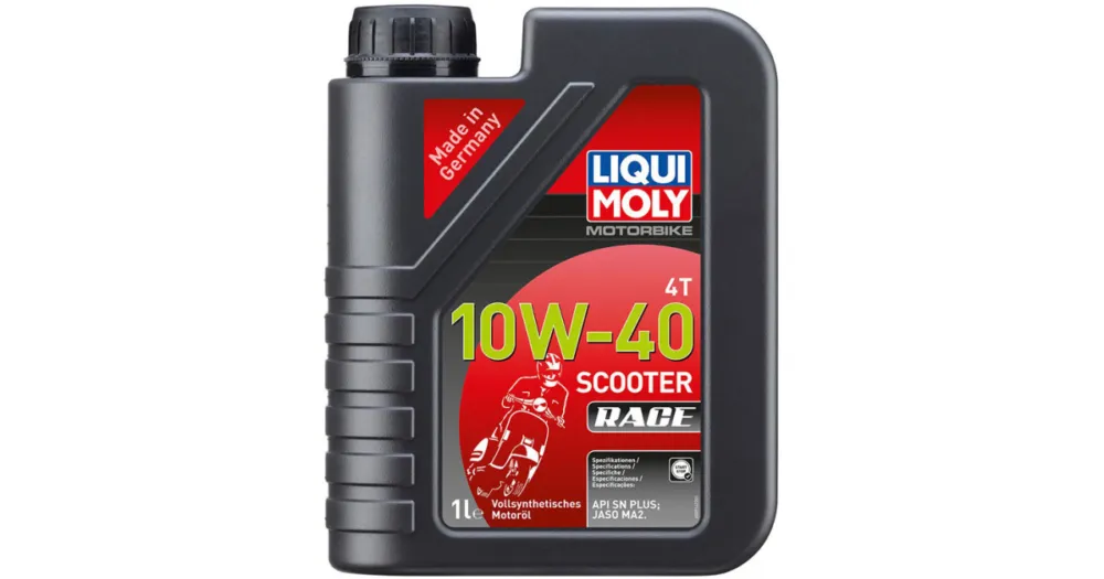 LIQUI MOLY motorový olej MOTORBIKE 4T 10W-40 Scooter Race 1l Vrácení Zdarma
