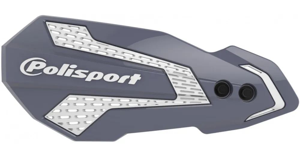 POLISPORT chrániče páček MX FLOW s montážní sadou nardo grey/white Nejlepší Volba
