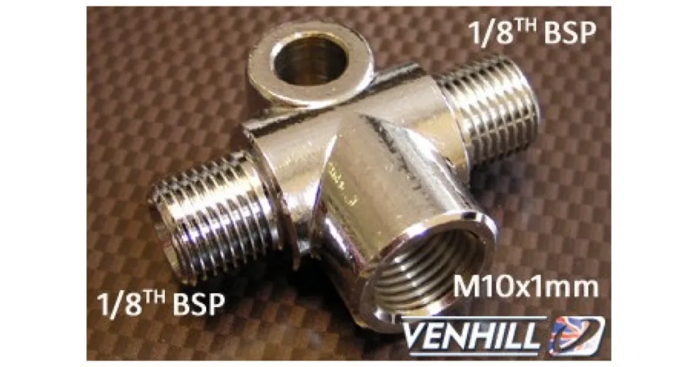 Nejlepší Cena VENHILL t-spojka brzdové hadice Venhill POWERHOSEPLUS 776/1 female M 10X1 konvexní závit 1/8th BSP