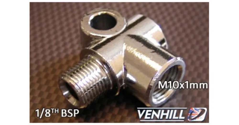 Nová Kolekce VENHILL l-Connector Venhill POWERHOSEPLUS 776/2 female M 10X1 90 DEG - 1/8th BSP