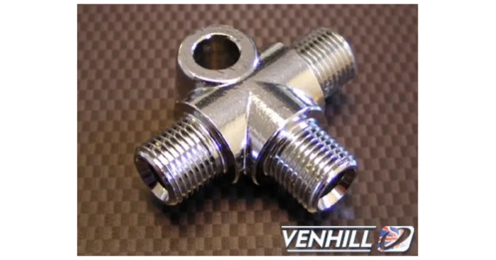 VENHILL t-spojka brzdové hadice Venhill POWERHOSEPLUS 776/3 1/8th BSP 'T' PIECE M6 mounting hole Víkendová Akce