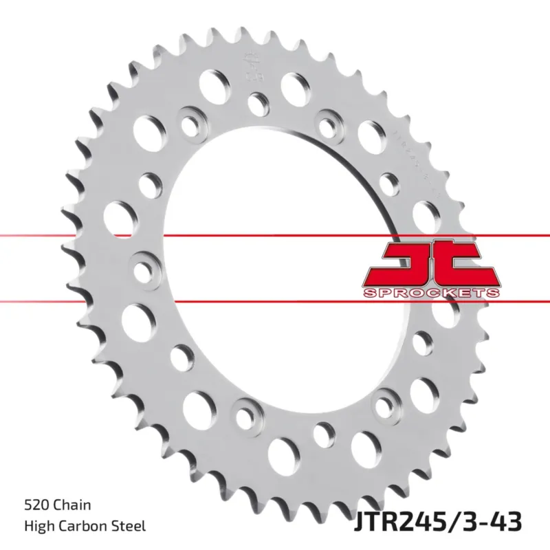 Super Cena Řetězová rozeta JT JTR 245/3-43 43 zubů, 520