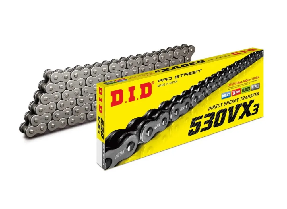 VX série X-Kroužkový řetěz D.I.D Chain 530VX3 116 článků Cenová Bomba