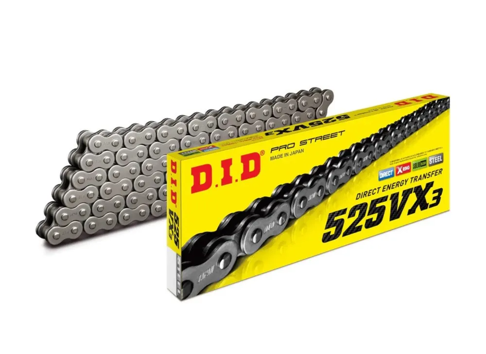 Horká Nabídka VX série X-Kroužkový řetěz D.I.D Chain 525VX3 116 článků
