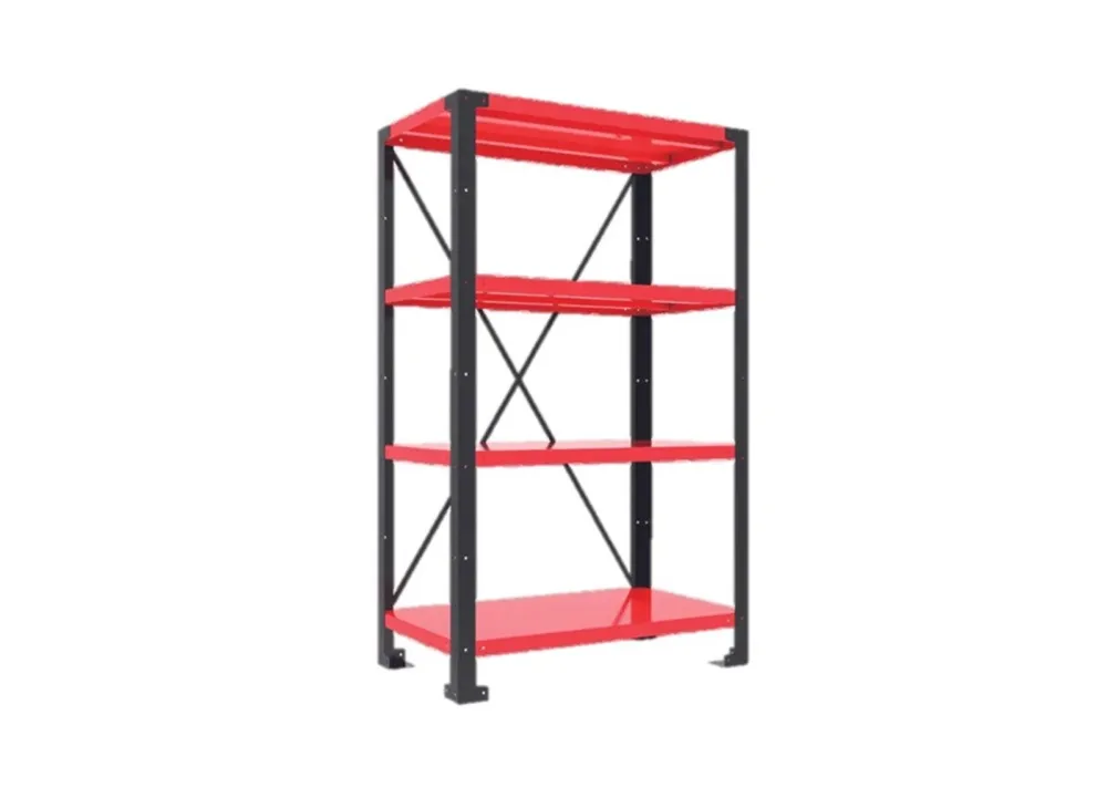 4 Shelves module LV8 EQSC0807.R (H2000mm x 800mm x 700mm) červená Top Prodej