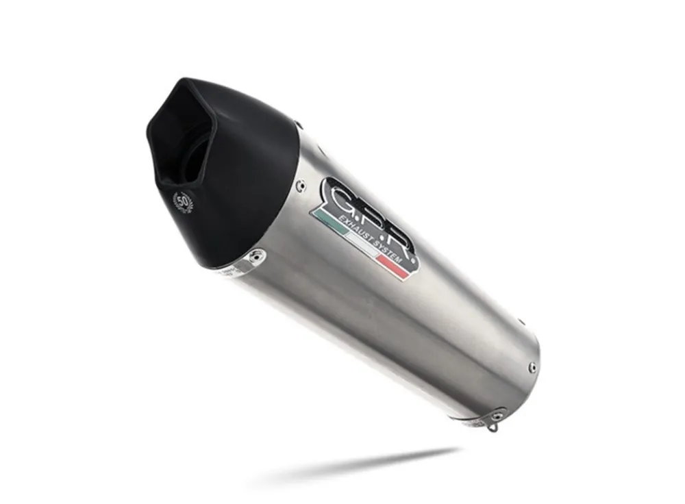 Mid-full výfukový systém GPR NEW GRAND PRIX EVO TITANIUM D.92.GPAN.TO Broušený titan zahrnuje odnímatelný db killer a katalyzátor Víkendová Akce