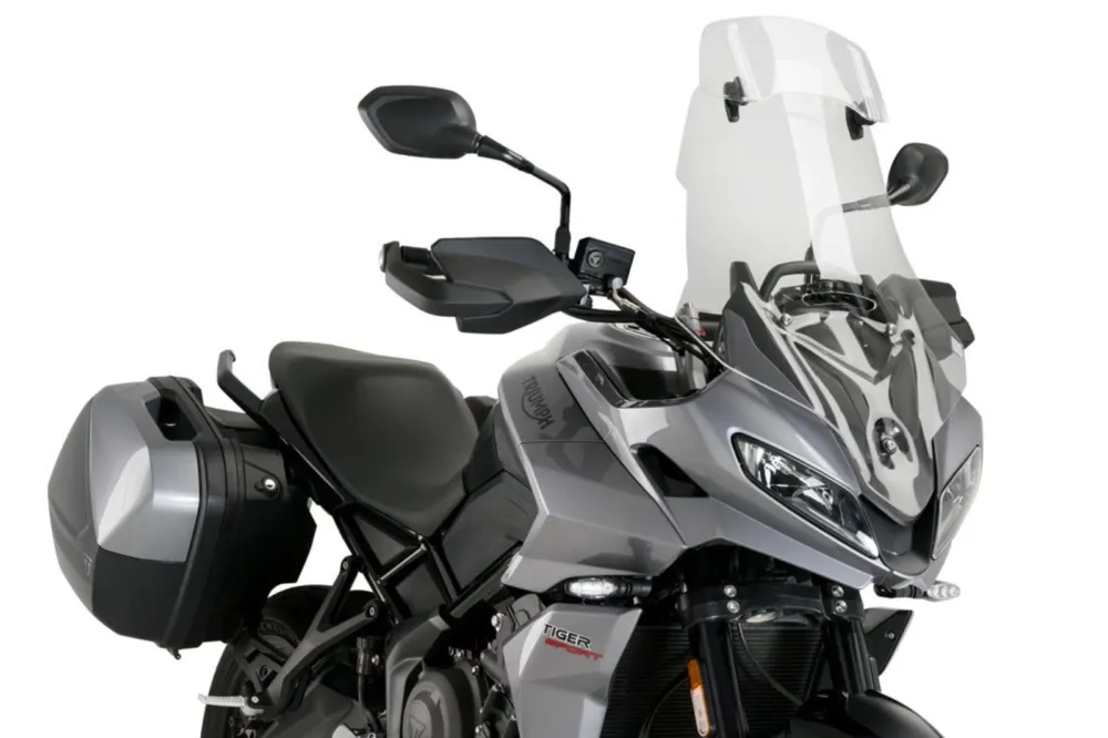 Plexi štít PUIG TOURING WITH VISOR 21403H kouřová Vysoce Kvalitní