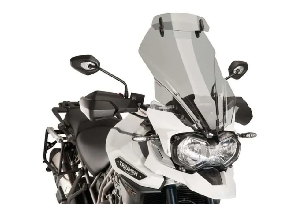 Přímo Od Výrobce Plexi štít PUIG TOURING WITH VISOR 8916H kouřová