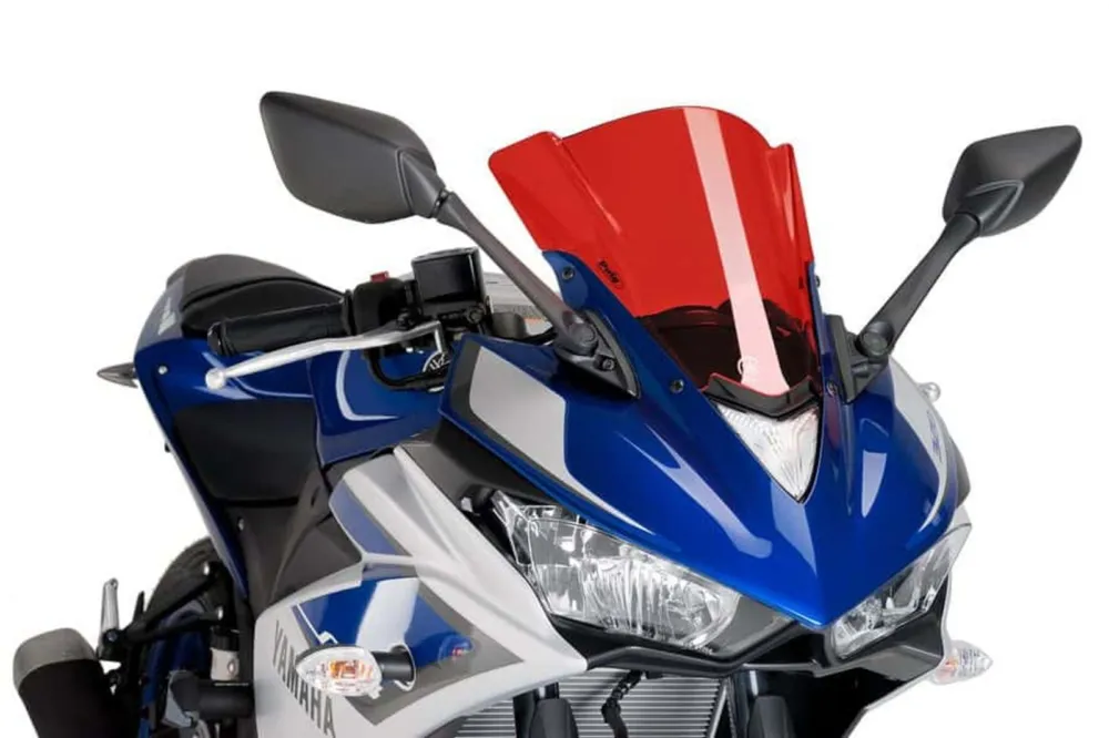 Plexi štít PUIG RACING 7649R červená Novinka