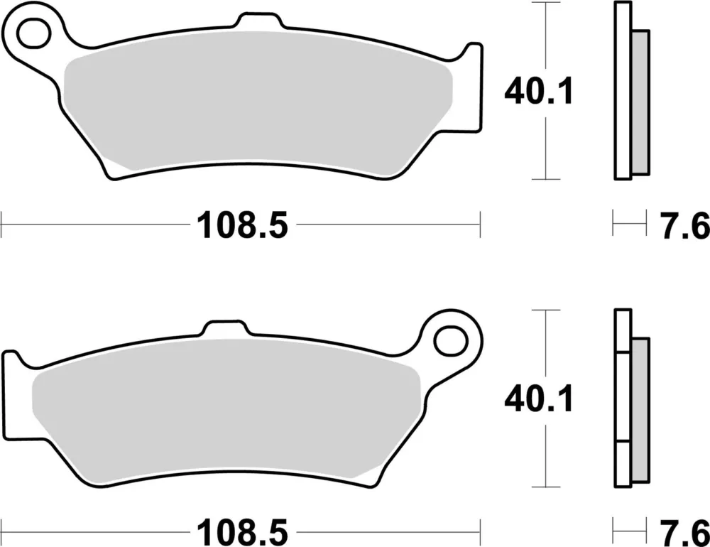 Vrácení Zdarma Brzdové destičky BREMBO 07BB43SP