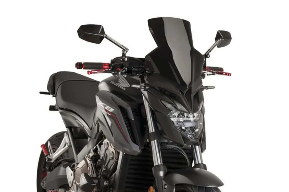 Levný Plexi štít PUIG NEW GEN. SPORT 9687N černý