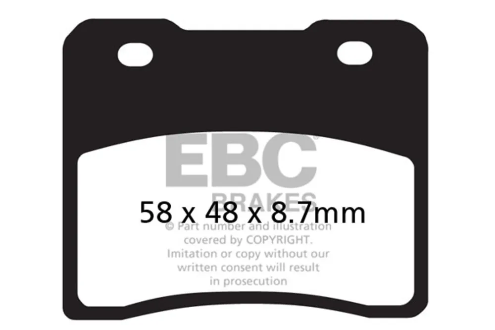 Zlevněný Brzdové destičky EBC FA102