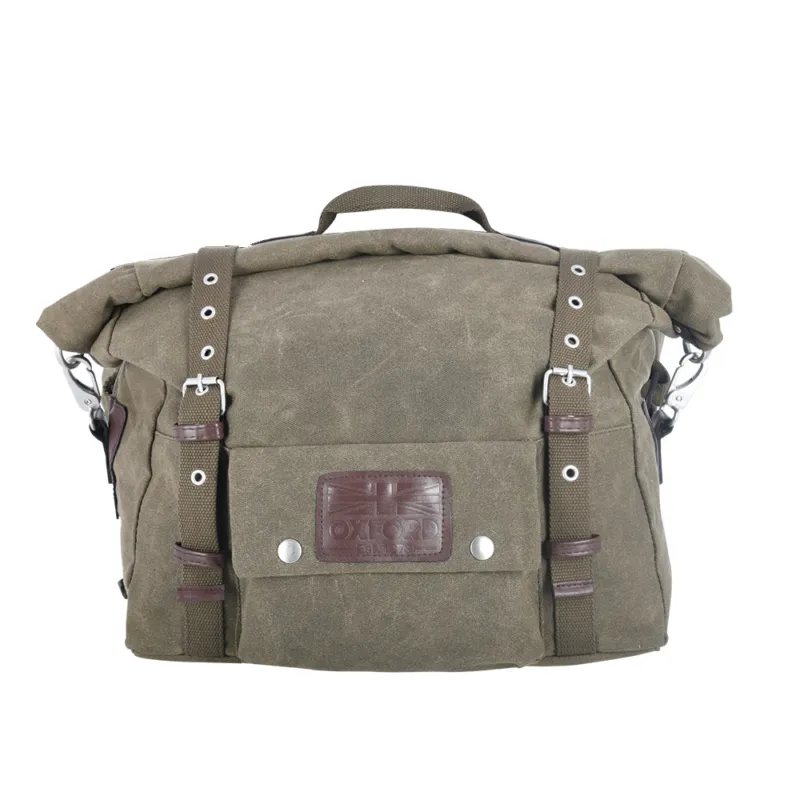 boční brašny na motocykl Heritage, OXFORD - Anglie (zelené khaki, objem 40 l, pár) Oblíbený