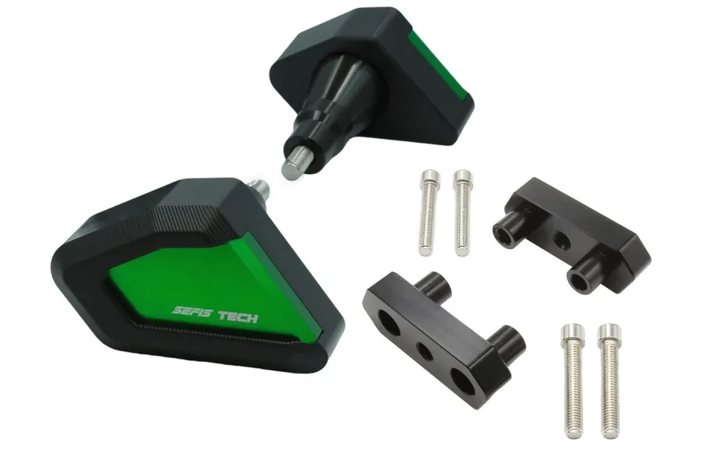 Autentický SEFIS TECH padací protektory Kawasaki Z750 2007-2012 / Z1000 2007-2009 / Z800