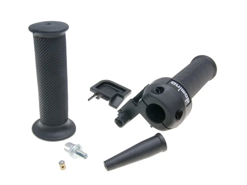 Sada rukojetí plynu Domino krátký zdvih Minicross 3,6°/ 74mm Víkendová Akce