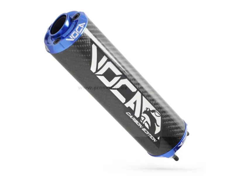 Poslední Šance Zadní tlumič VOCA Carbon - CNC koncovka modrá