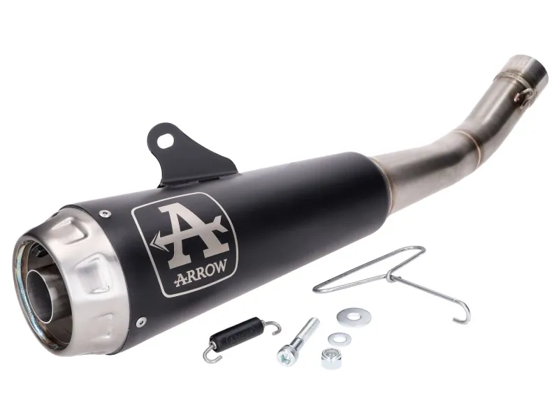 Akční Nabídka Výfuk Arrow Pro-Race z nerezové oceli, černý pro Yamaha MT 125, YZF-R 125 4T Euro5 2020-1-003-203-929, 1-003-150-421