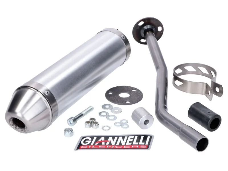 Tovární Cena Hliníkový zadní tlumič Giannelli pro Derbi Senda R 50 99-09, DRD Edition 50 SM 03-07